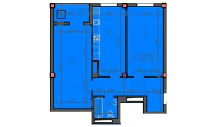 2-xonali xonadon 79 m² 11/12 qavat | Sokin hayot Turar-joy majmuasi 2-xonali xonadon 79 m² 11/12 qavat | Sokin hayot Turar-joy majmuasi