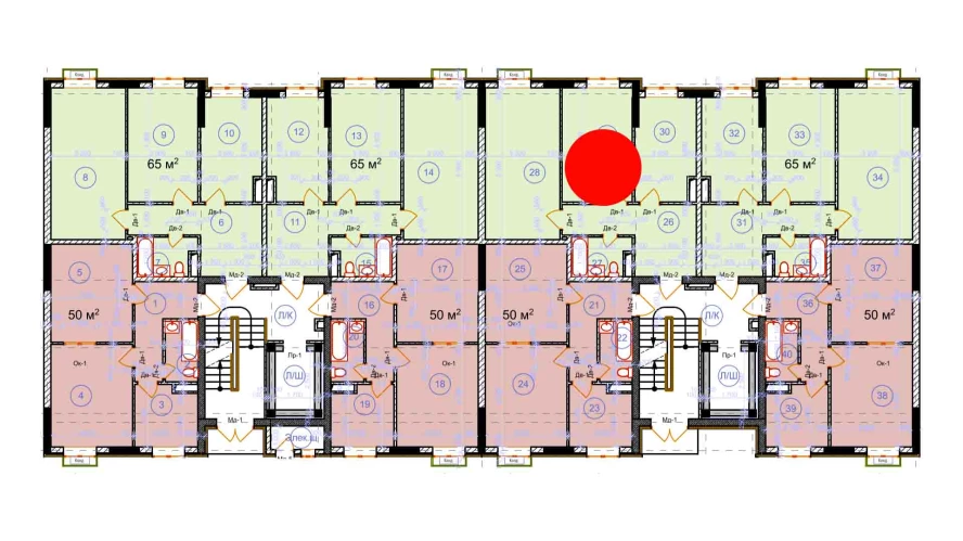 2-комн. квартира 65 м²  2/9 этаж | Жилой комплекс Uchtepa Avenue