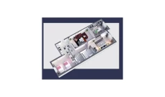 2-xonali xonadon 92.1 m²  9/10 qavat | Aviasozlar Plaza Turar-joy majmuasi
