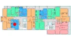 1-xonali xonadon 45.29 m²  2/9 qavat | XUMO Turar-joy majmuasi