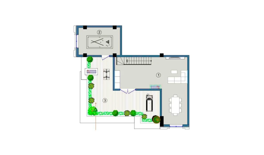 4-комнатная квартира 189 м²  9/9 этаж | Жилой комплекс FLORYA RESIDENCE