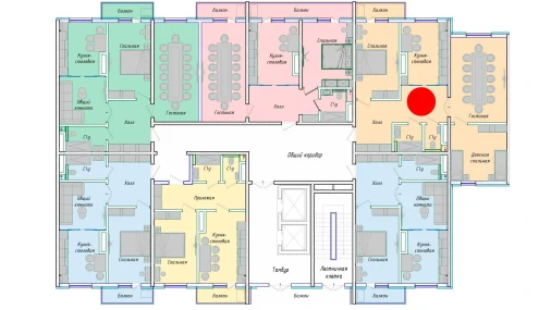 2-xonali xonadon 91.42 m²  9/12 qavat | SERGELI CITY Turar-joy majmuasi