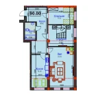 3-комн. квартира 90 м²  1/12 этаж | Жилой комплекс GAGARIN AVENUE