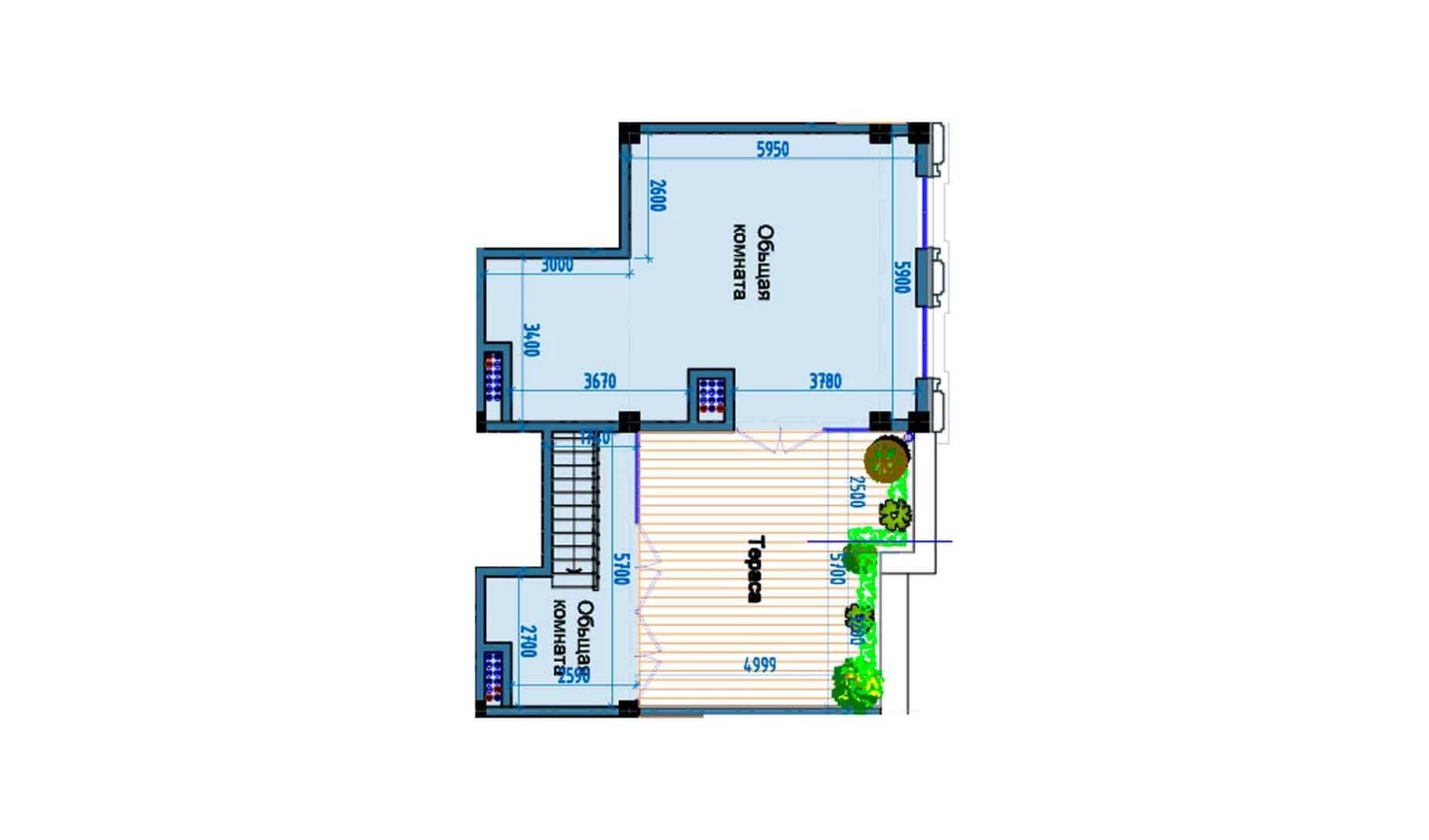 3-комн. квартира 179 м²  9/9 этаж | Жилой комплекс FLORYA RESIDENCE