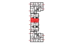 3-xonali xonadon 80.7 m²  2/9 qavat | FIDOKOR Turar-joy majmuasi