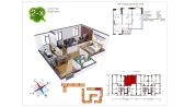 2-комн. квартира 65 м²  1/9 этаж | Жилой комплекс Uchtepa Avenue