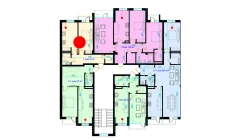 1-xonali xonadon 51 m²  4/9 qavat | Rohat Turar-joy majmuasi