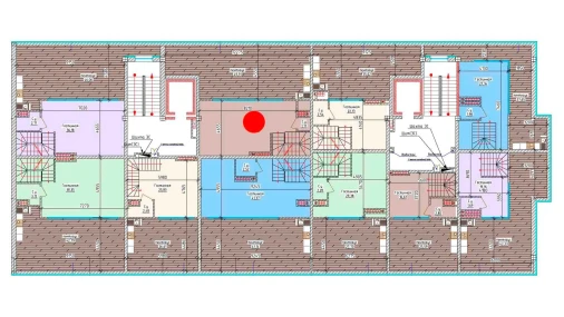 3-xonali xonadon 83.5 m²  9/9 qavat | Aero Town Turar-joy majmuasi