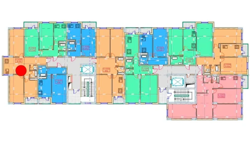 3-xonali xonadon 82.9 m²  6/9 qavat | XUMO Turar-joy majmuasi