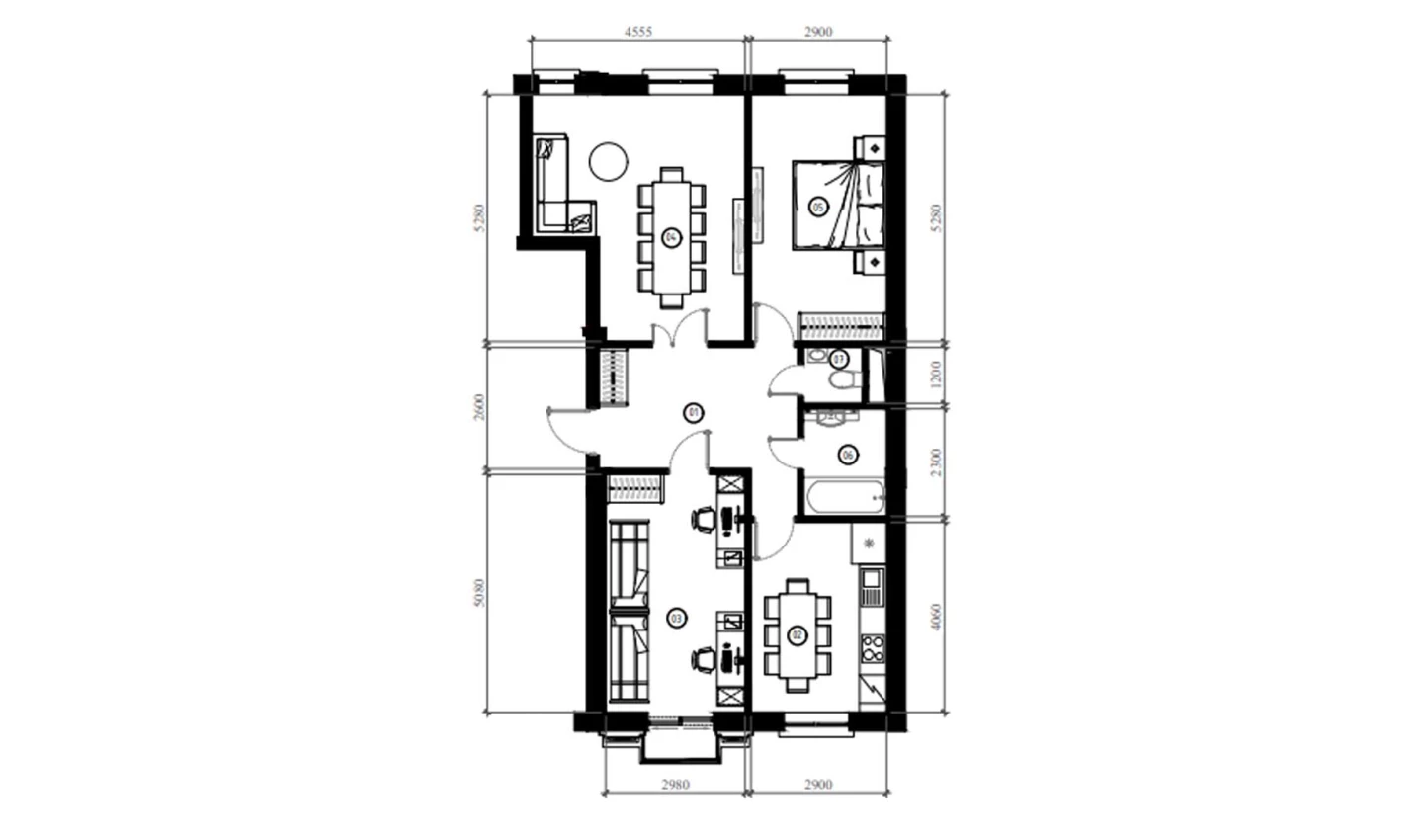 3-комн. квартира 80.7 м²  8/9 этаж | Жилой комплекс FIDOKOR