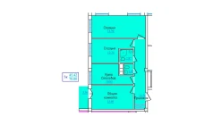 3-xonali xonadon 78 m²  7/9 qavat | PROVANS Turar-joy majmuasi