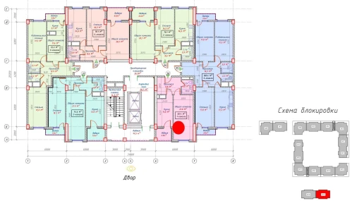 1-комнатная квартира 50.4 м²  16/16 этаж | Жилой комплекс Sam House (Qora Suv)