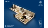 2-комн. квартира 85 м²  9/12 этаж | Жилой комплекс Sokin hayot
