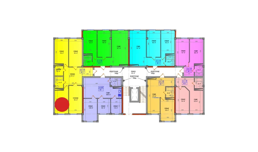 4-комнатная квартира 89.7 м²  1/9 этаж | Жилой комплекс Yuksalish Nurafshon