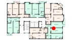 2-xonali xonadon 75.51 m²  4/12 qavat | SPUTNIK AVENUE Turar-joy majmuasi