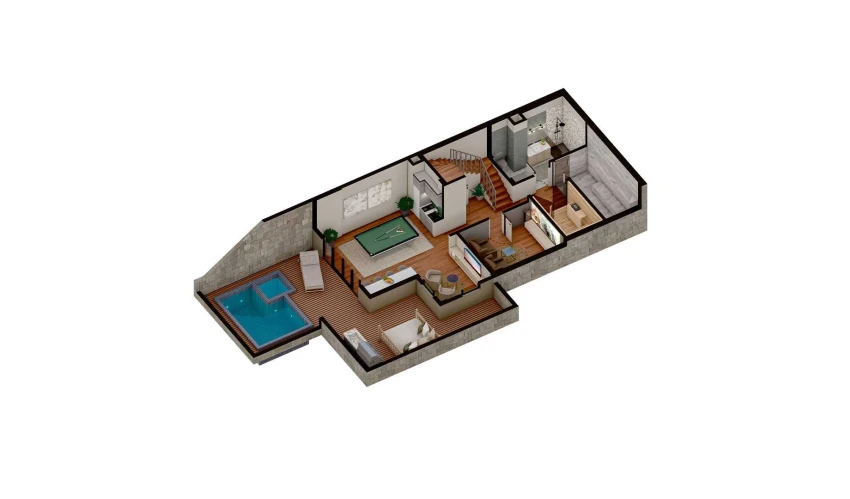 7-комнатная квартира 241.65 м²  1/1 этаж | Жилой комплекс TUSHLAR VODIYSI