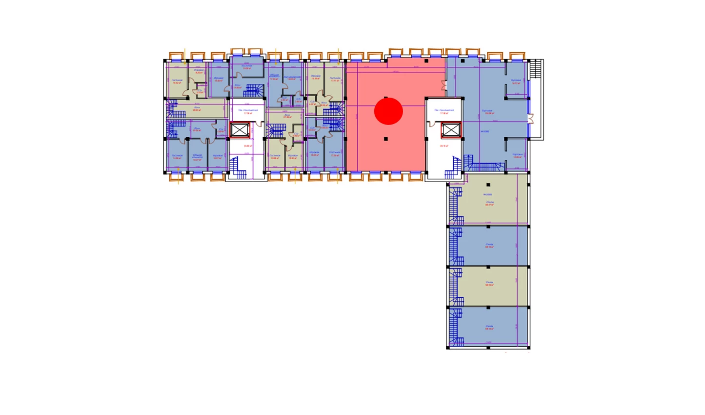 1-комн. квартира 211.37 м²  0/10 этаж | Жилой комплекс Ko'kcha Oqtepa