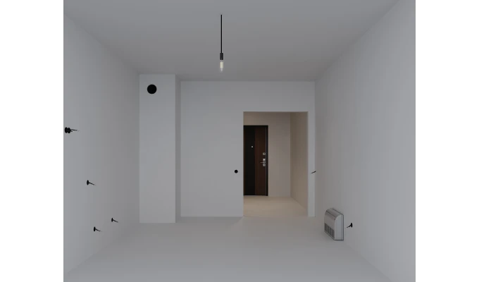 3-xonali xonadon 84.22 m²  5/26 qavat | SAF TOWERS Turar-joy majmuasi