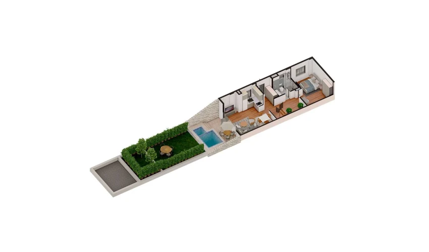 4-xonali xonadon 121.9 m²  4/4 qavat | TUSHLAR VODIYSI Turar-joy majmuasi