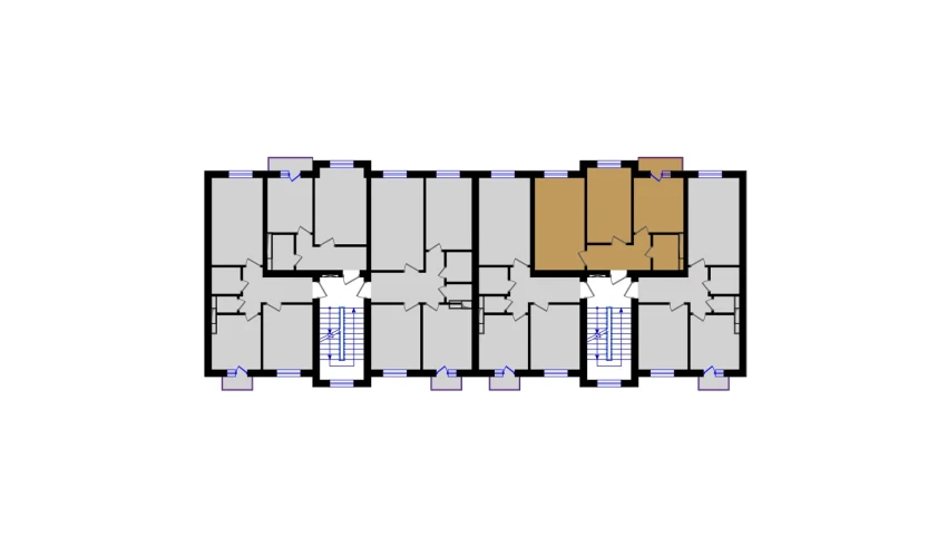 2-комнатная квартира 55.78 м²  5/5 этаж | Жилой комплекс QIZILTEPA