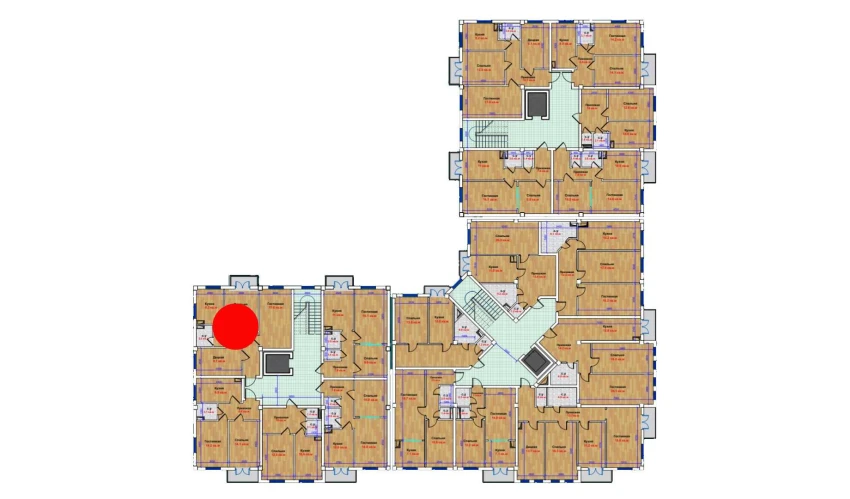 3-комнатная квартира 61.4 м²  3/9 этаж | Жилой комплекс MBG