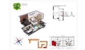 2-комн. квартира 45.5 м²  4/9 этаж | Жилой комплекс Uchtepa Avenue