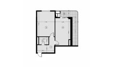 2-xonali xonadon 58.1 m²  8/12 qavat | NAVRUZ GROUP Turar-joy majmuasi