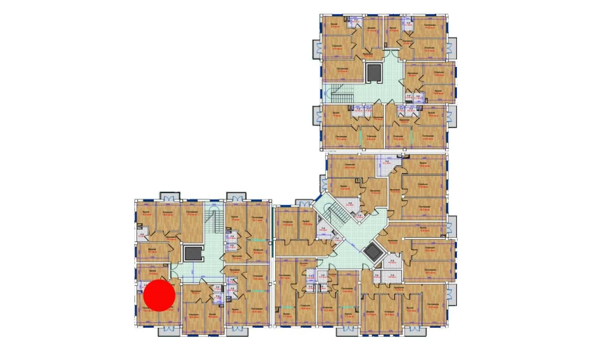 2-комнатная квартира 47.9 м²  3/9 этаж | Жилой комплекс MBG