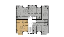 2-комн. квартира 61.75 м²  2/9 этаж | Жилой комплекс MINGCHINOR