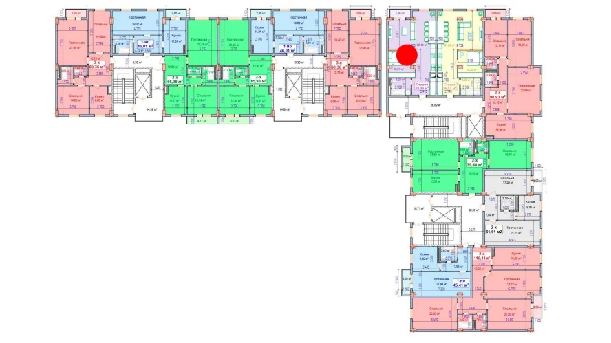 1-xonali xonadon 58.49 m² 9/9 qavat | SHAYX-UL OLAM Turar-joy majmuasi 1-xonali xonadon 58.49 m² 9/9 qavat | SHAYX-UL OLAM Turar-joy majmuasi