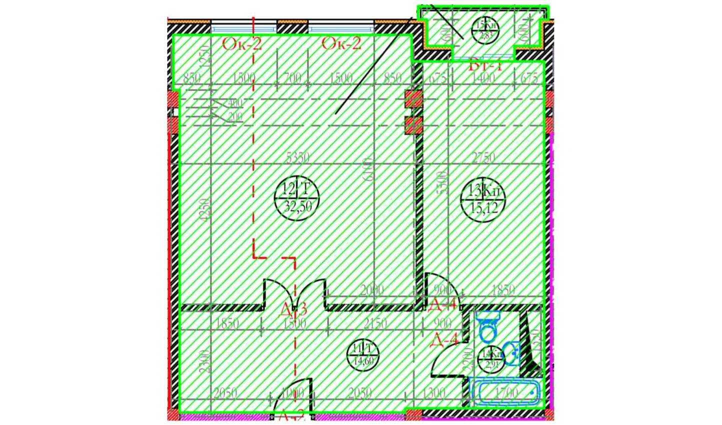 2-xonali xonadon 71.5 m² 3/8 qavat | Ziynat Capital Turar-joy majmuasi 2-xonali xonadon 71.5 m² 3/8 qavat | Ziynat Capital Turar-joy majmuasi