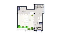 2-xonali xonadon 138 m²  9/9 qavat | FLORYA RESIDENCE Turar-joy majmuasi