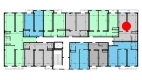 1-xonali xonadon 50.7 m²  8/10 qavat | Ko'kcha-Oqtepa Turar-joy majmuasi