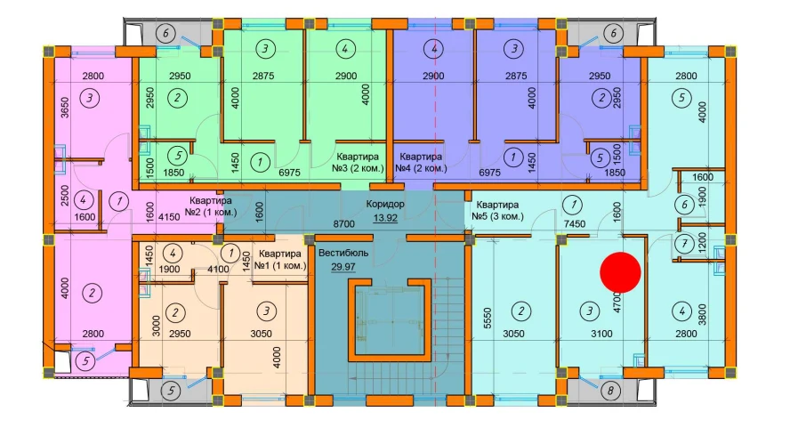 3-комн. квартира 73.24 м² 2/7 этаж | Жилой комплекс SABZAVOT CITY 3-комн. квартира 73.24 м² 2/7 этаж | Жилой комплекс SABZAVOT CITY