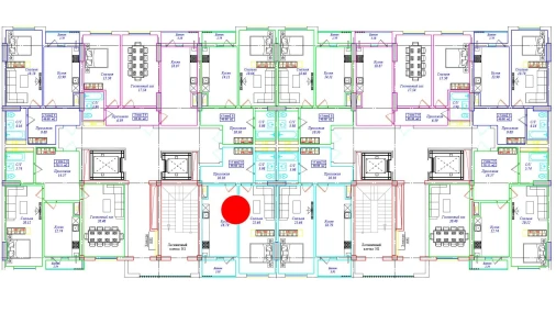 1-комнатная квартира 56.68 м²  3/16 этаж | Жилой комплекс UCHTEPA CITY