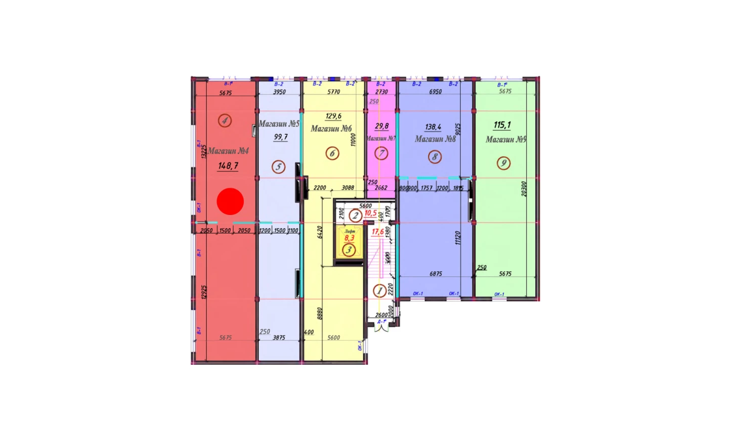 3-xonali xonadon 147 m²  1/9 qavat | SAMARQAND CITY Turar-joy majmuasi
