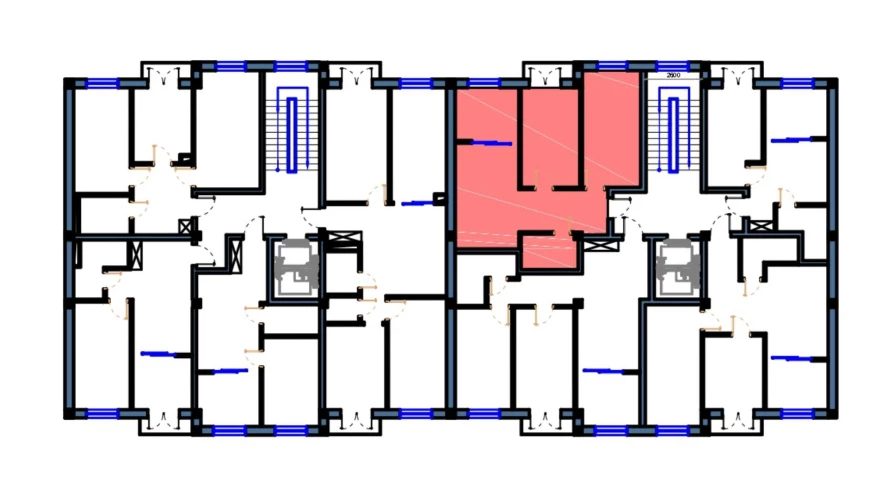 2-xonali xonadon 67 m²  8/9 qavat | FLORYA RESIDENCE Turar-joy majmuasi