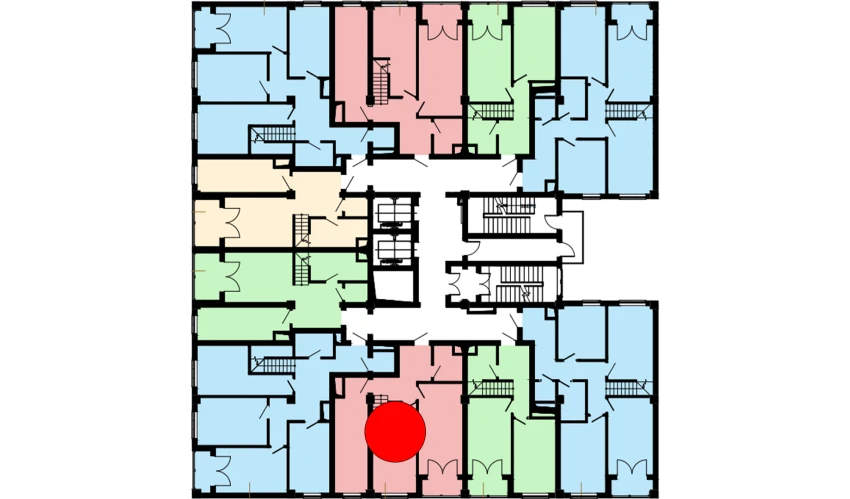 2-xonali xonadon 129 m²  16/16 qavat | Musaffo Turar-joy majmuasi