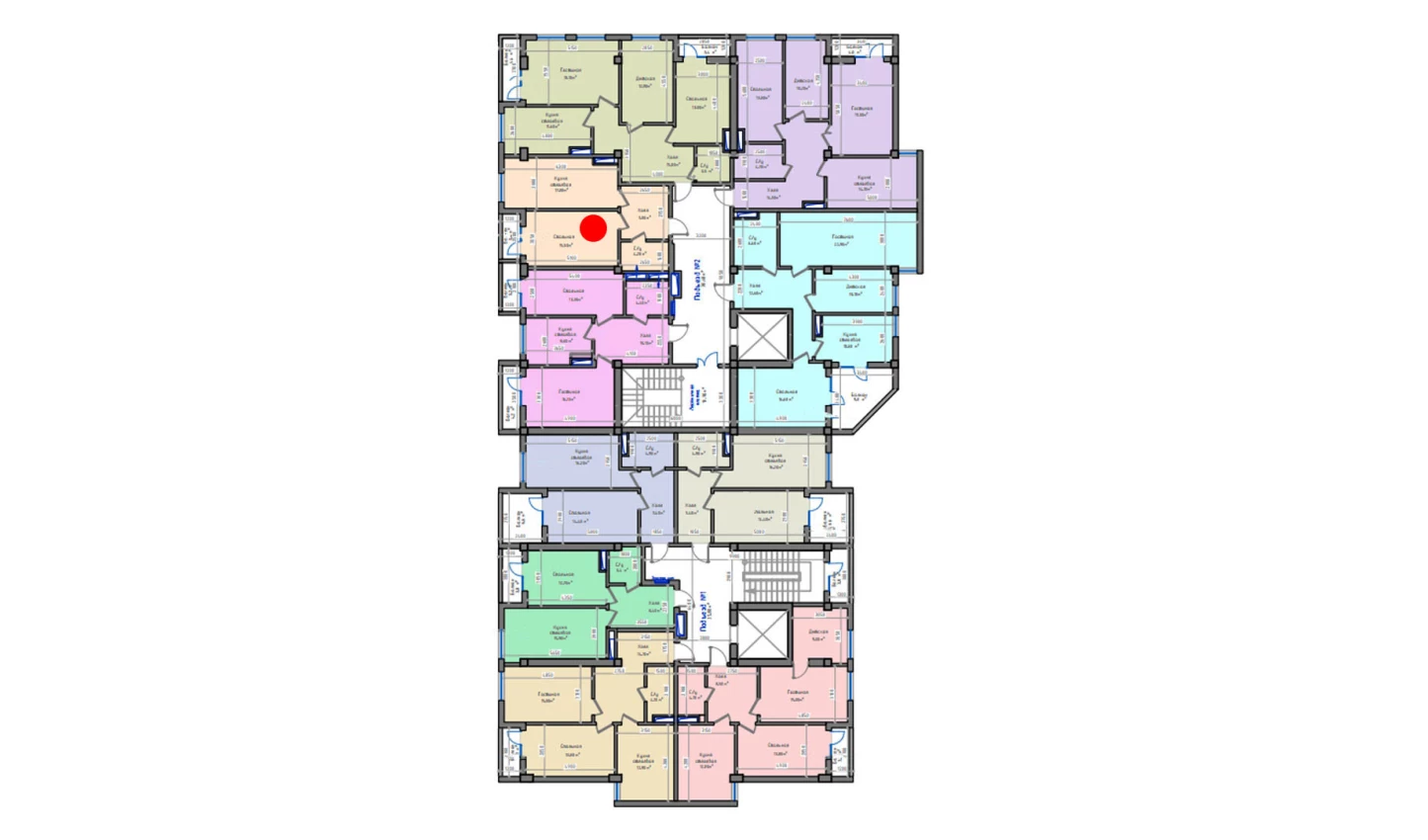 1-комн. квартира 50 м²  12/13 этаж | Жилой комплекс ORZU SAROYI