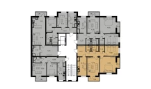 3-xonali xonadon 82.19 m²  5/9 qavat | MINGCHINOR Turar-joy majmuasi