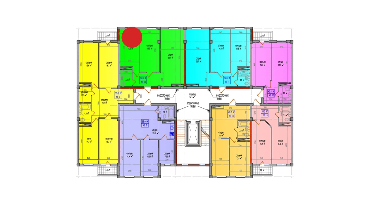 3-комн. квартира 67 м² 2/9 этаж | Жилой комплекс Yuksalish Nurafshon 3-комн. квартира 67 м² 2/9 этаж | Жилой комплекс Yuksalish Nurafshon