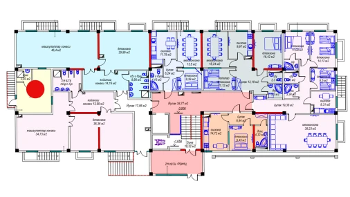 1-комнатная квартира 23.57 м²  1/9 этаж | Жилой комплекс MILLIY XONADONLAR