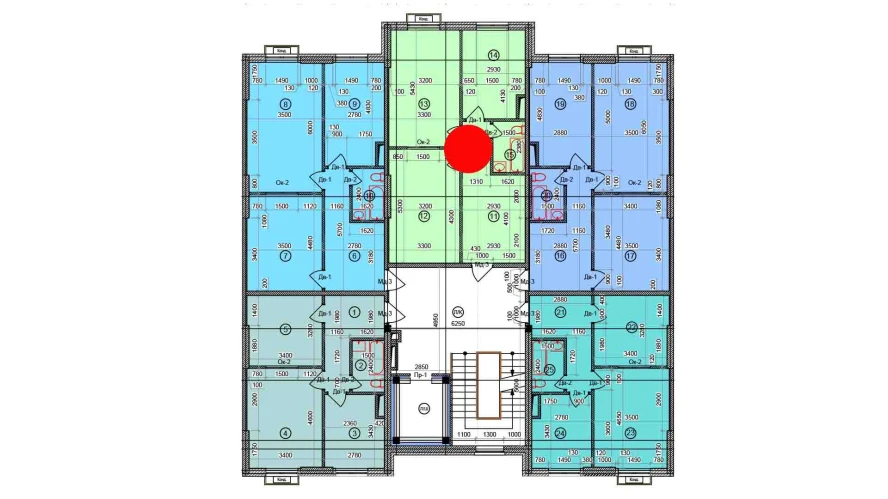 2-xonali xonadon 68.8 m²  8/9 qavat | Uchtepa Avenue Turar-joy majmuasi