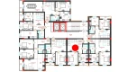 2-комн. квартира 46.6 м²  3/12 этаж | Жилой комплекс CHINARA PARK