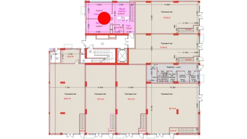 2-xonali xonadon 117.65 m²  1/8 qavat | CAPITAL AVENUE Turar-joy majmuasi