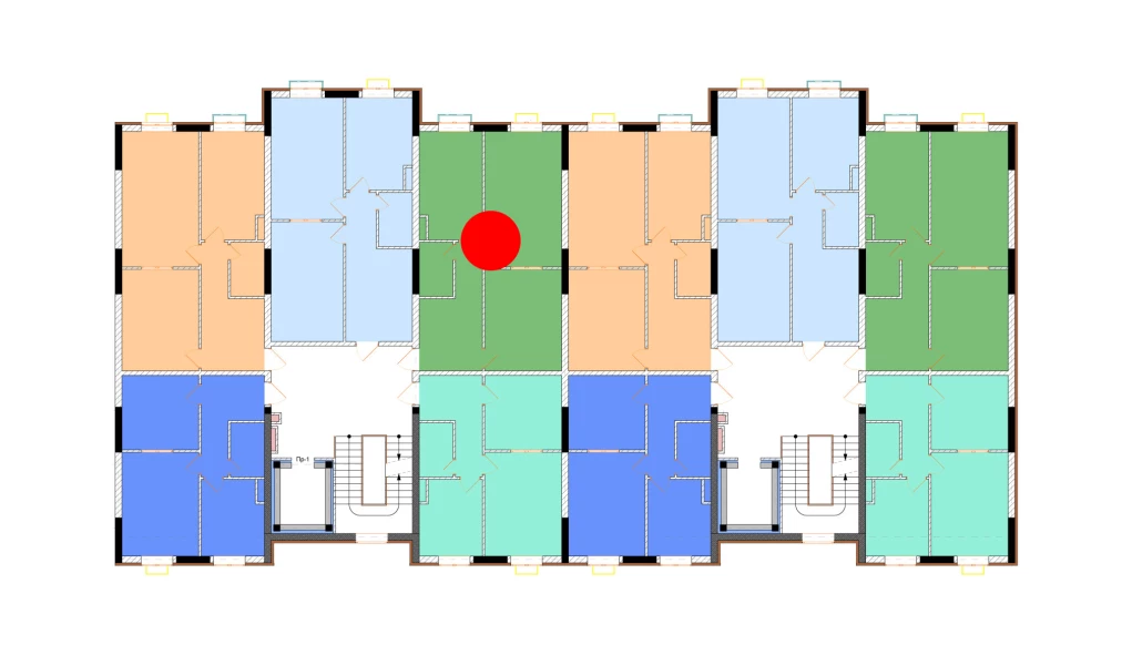 2-xonali xonadon 66.3 m²  11/9 qavat | Uchtepa Avenue Turar-joy majmuasi