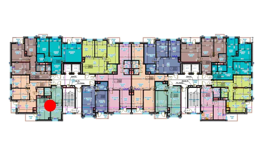 2-xonali xonadon 47.6 m²  2/13 qavat | Bog'dod City Turar-joy majmuasi