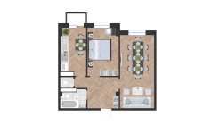 2-комн. квартира 62.79 м²  5/10 этаж | Жилой комплекс Ko'kcha-Oqtepa