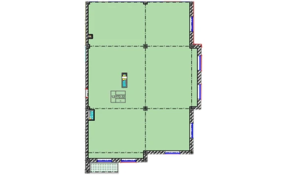 1-xonali xonadon 172.22 m²  1/9 qavat | MINGCHINOR Turar-joy majmuasi