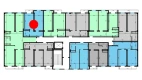 1-xonali xonadon 45.03 m²  5/10 qavat | Ko'kcha-Oqtepa Turar-joy majmuasi